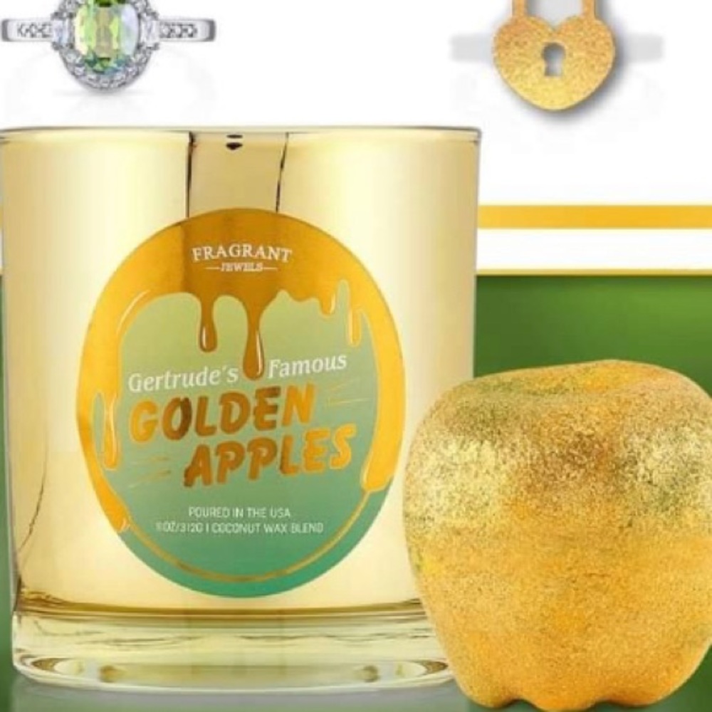 Intact really rare FJ golden apple bathbomb